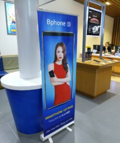 Banner - standee Cuốn nhựa thường kích thước 60x160cm