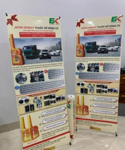 kích thước standee chữ x