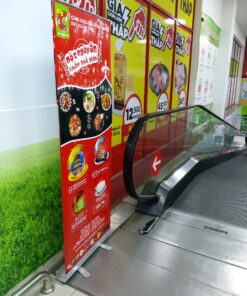 Banner - standee Cuốn Nhôm thường kích thước 80x200cm