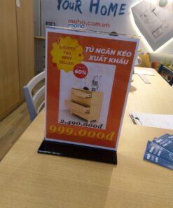 Standee để bàn mica A4