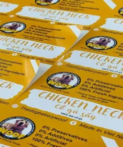 In Tem Nhãn sticker Decal Giá Rẻ Kích Thước 4x4cm cắt bế demi theo hình 7 in tem dán