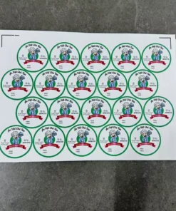 In Tem Nhãn sticker Decal Giá Rẻ Kích Thước 4x4cm cắt bế demi theo hình 9 in tem decal