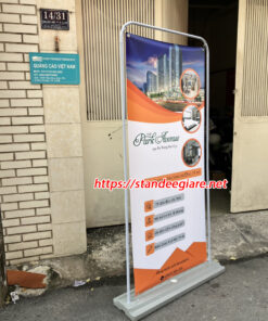 Standee Kệ Kiểu Cửa Đế Nước 60×160cm 4 standee kiểu cửa đế nước
