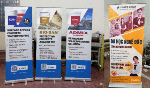 Nên In Standee Chất Liệu Gì? Bảng Giá Tận Xưởng Tại HCM
