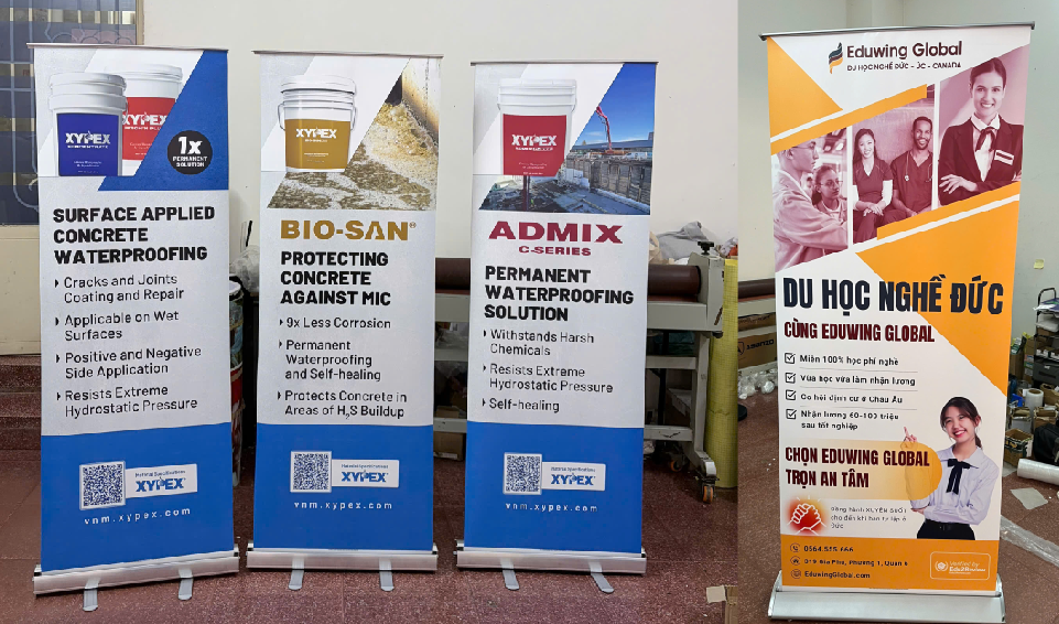 Nên In Standee Chất Liệu Gì? Bảng Giá Tận Xưởng Tại HCM