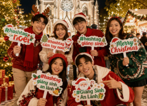 Hashtag Noel Đẹp – In Hashtag Giáng Sinh