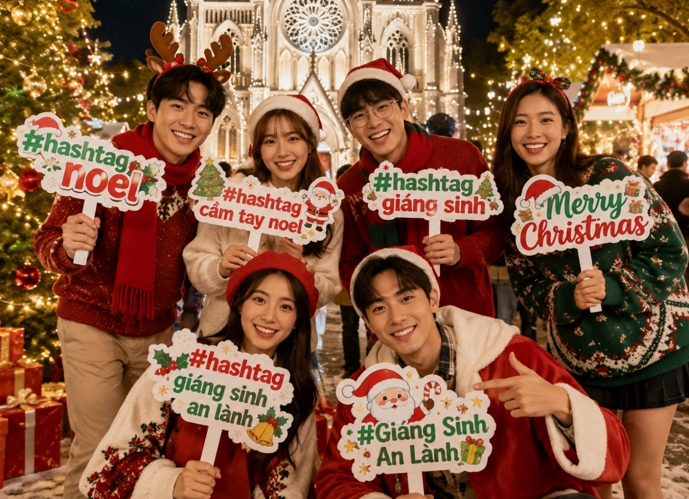 Hashtag Noel Đẹp – In Hashtag Giáng Sinh