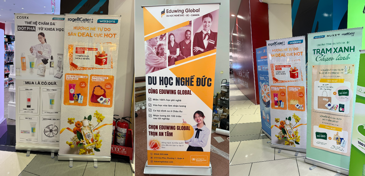 Nên Chọn Standee Chữ X Hay Standee Cuốn Nhôm?