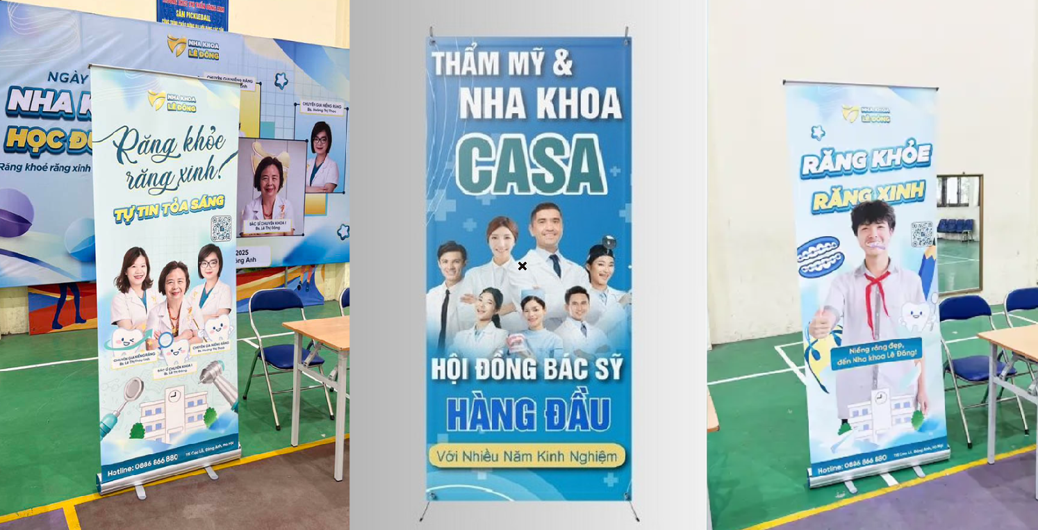 In Standee Spa Thẩm Mỹ Viện Đẹp | In Lấy Liền Giá Xưởng