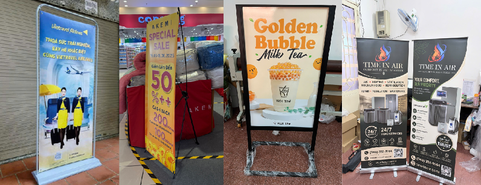 In Standee Lấy Liền Chỉ Từ 1 Giờ Tại TP.HCM