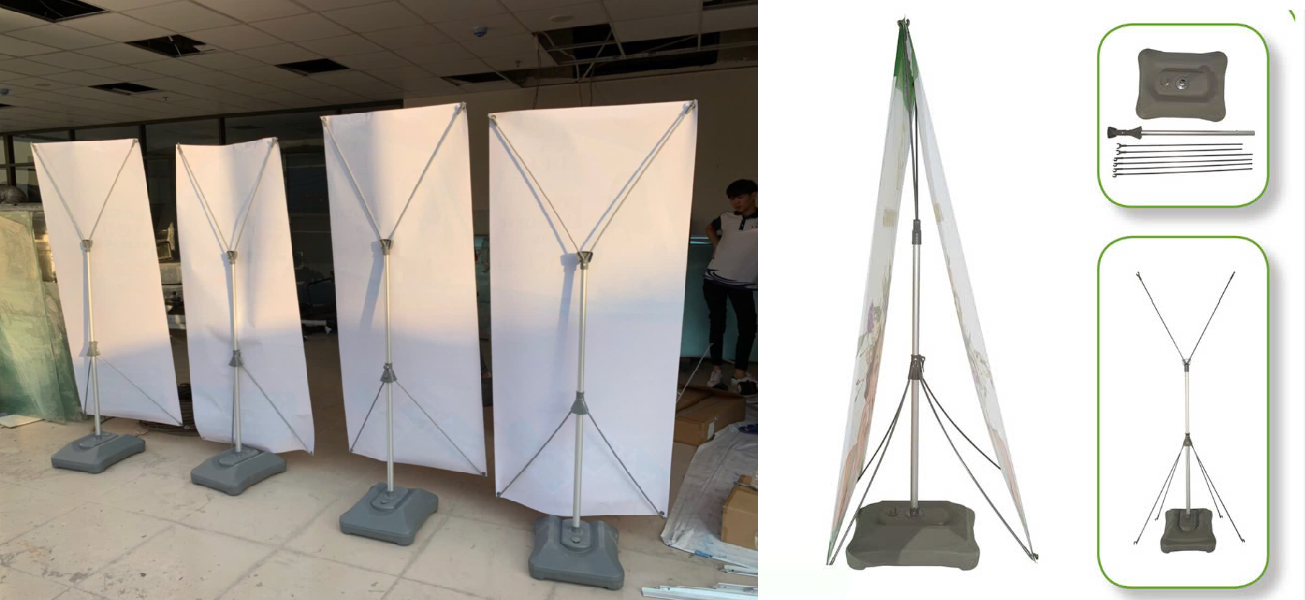 Standee Chữ X Có Phù Hợp Ngoài Trời Không? Cách Chọn Chuẩn