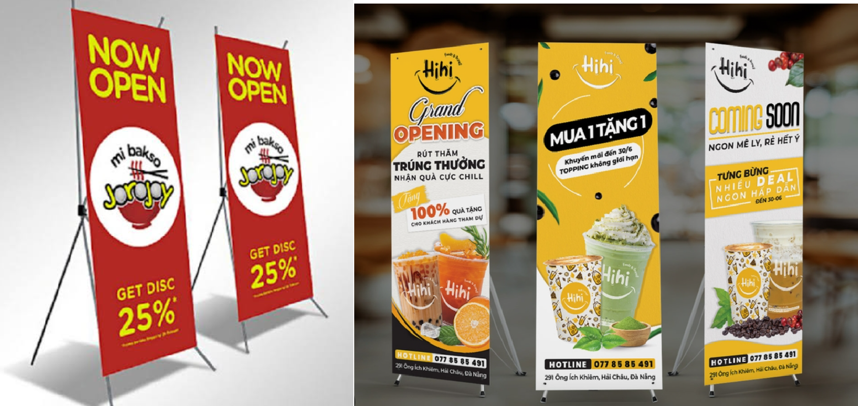 In Standee Chữ X Số Lượng Ít – Lấy Ngay 2H, Giá Rẻ