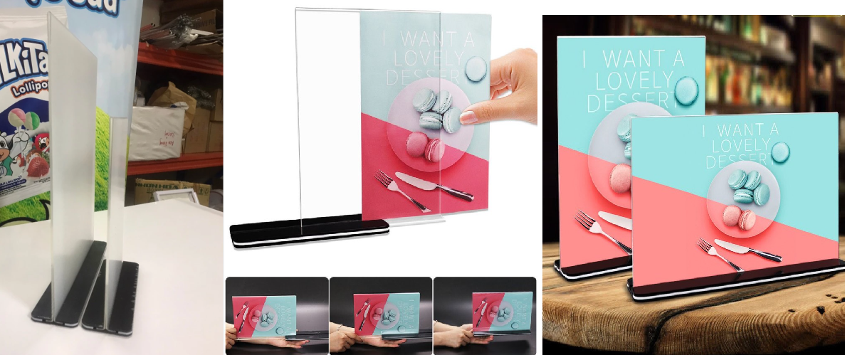 Menu Mica để bàn có những kích thước nào?