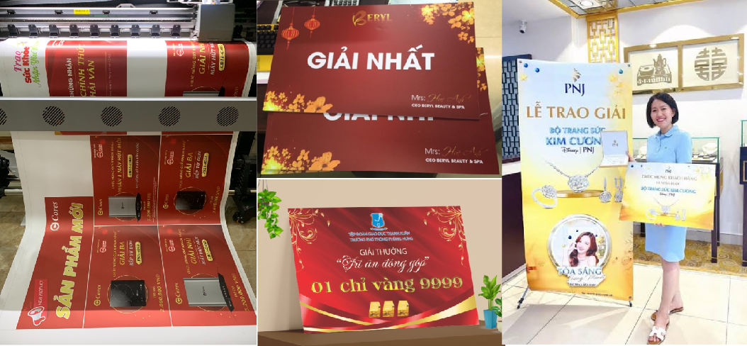 Xưởng Làm Bảng Trao Giải Trực Tiếp – Lấy Ngay 2H