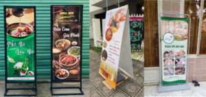 Mẫu Standee Nào Có Thể Dùng Được Ngoài Trời Chịu Gió Tốt?