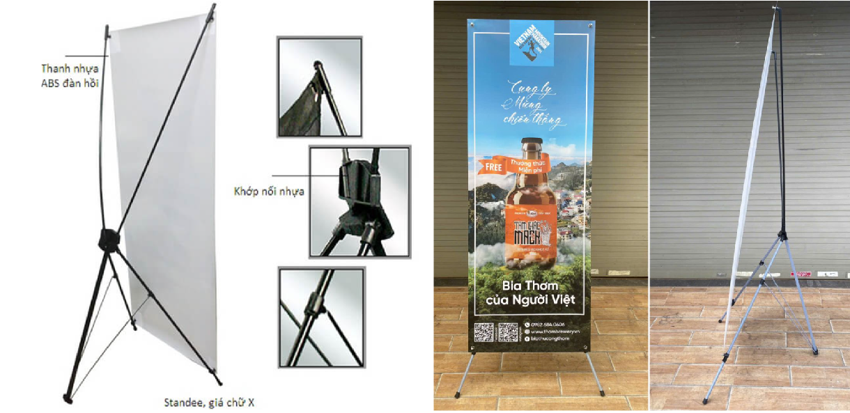 Chân Standee Chữ X Phù Hợp Khi Nào?