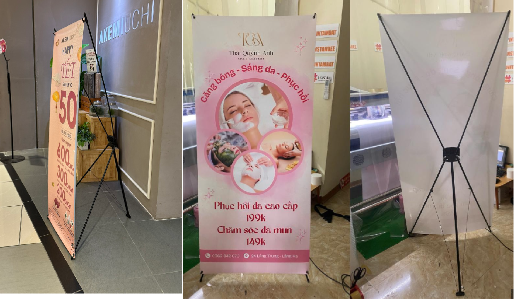 Chân Standee Chữ X Phù Hợp Khi Nào?