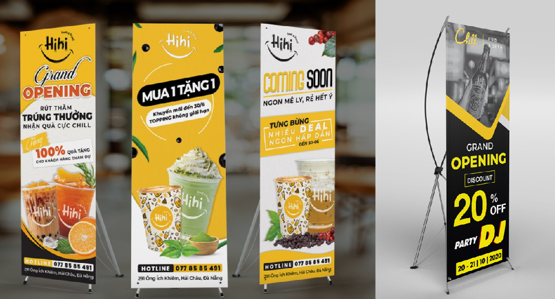Chân Standee Chữ X Phù Hợp Khi Nào?