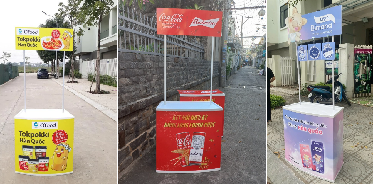 Booth Quảng Cáo Giá Rẻ TPHCM