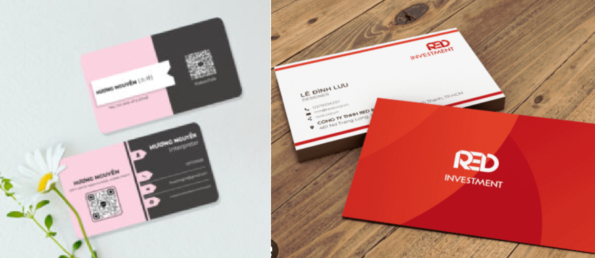 In Name Card Lấy Liền Giá Rẻ Tại Xưởng - mẫu thực tế