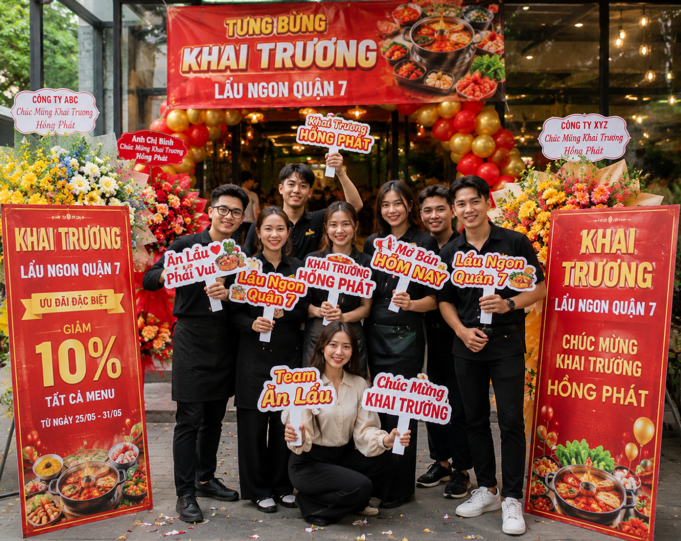 Standee Khai Trương Nên Thiết Kế Như Thế Nào?