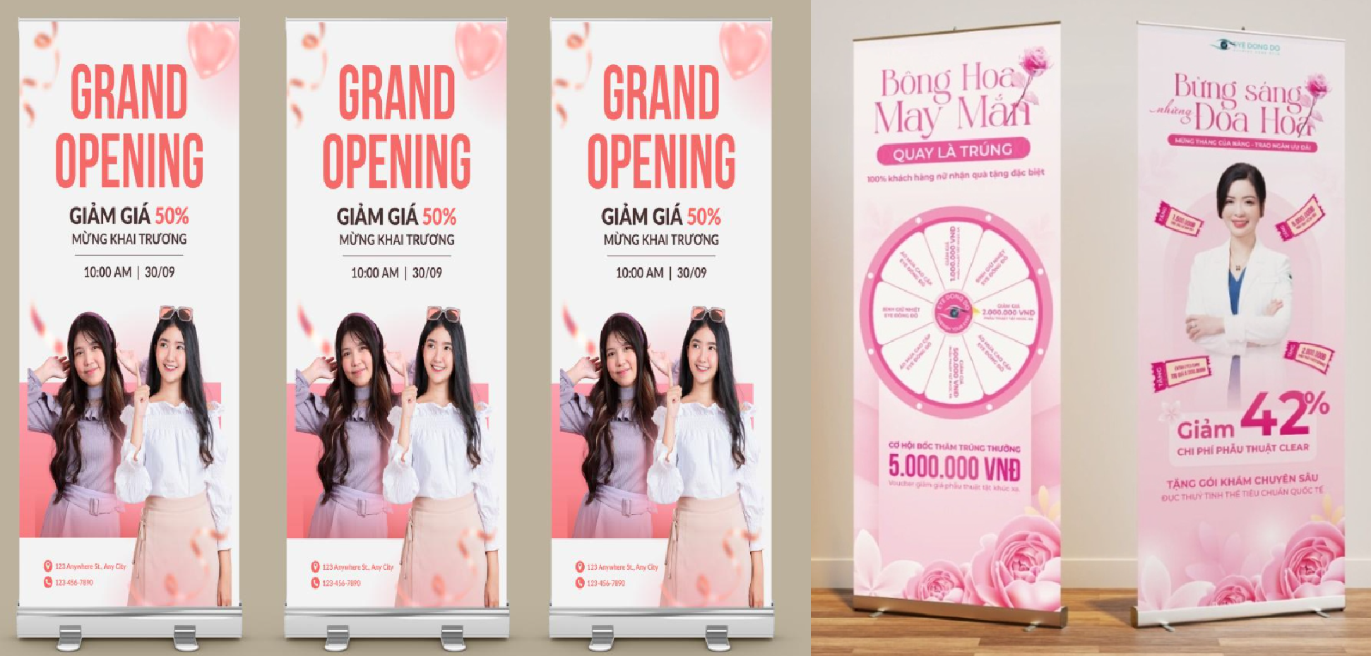 Standee Khai Trương Nên Thiết Kế Như Thế Nào? - hình minh họa