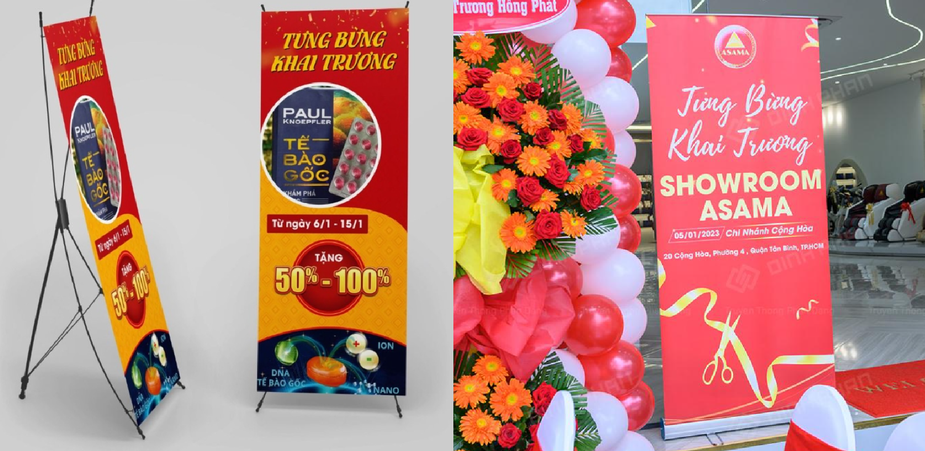 Standee Khai Trương Nên Thiết Kế Như Thế Nào? - chi tiết
