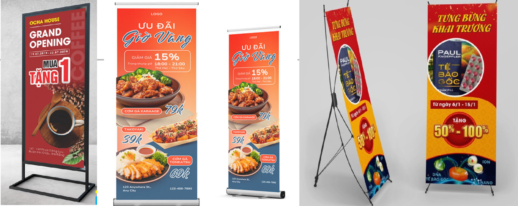 Standee Khai Trương Nên Thiết Kế Như Thế Nào? - tổng quan