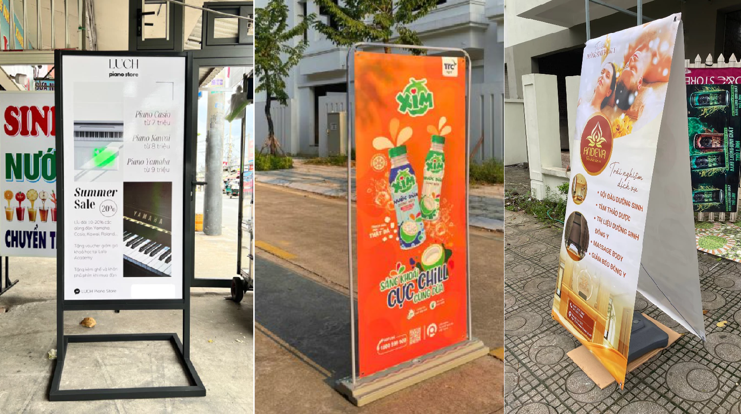 Standee Ngoài Trời Loại Nào Tốt? – Review Thật, Chịu Gió - hình minh họa
