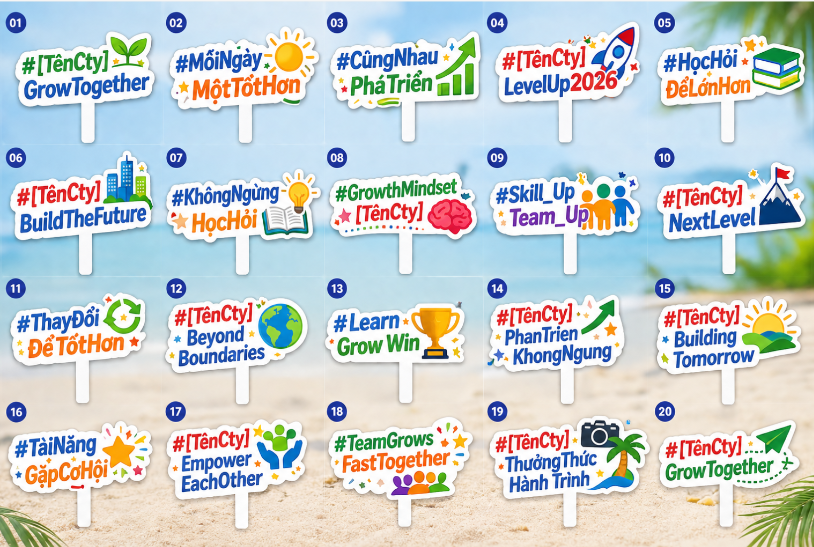 100 Mẫu Hashtag Team Building Cho Công Ty – Copy Ngay! - cận cảnh