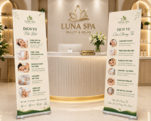 Standee Spa Cần Nội Dung Gì? – Thiết Kế Chuẩn, Đẹp Ngay