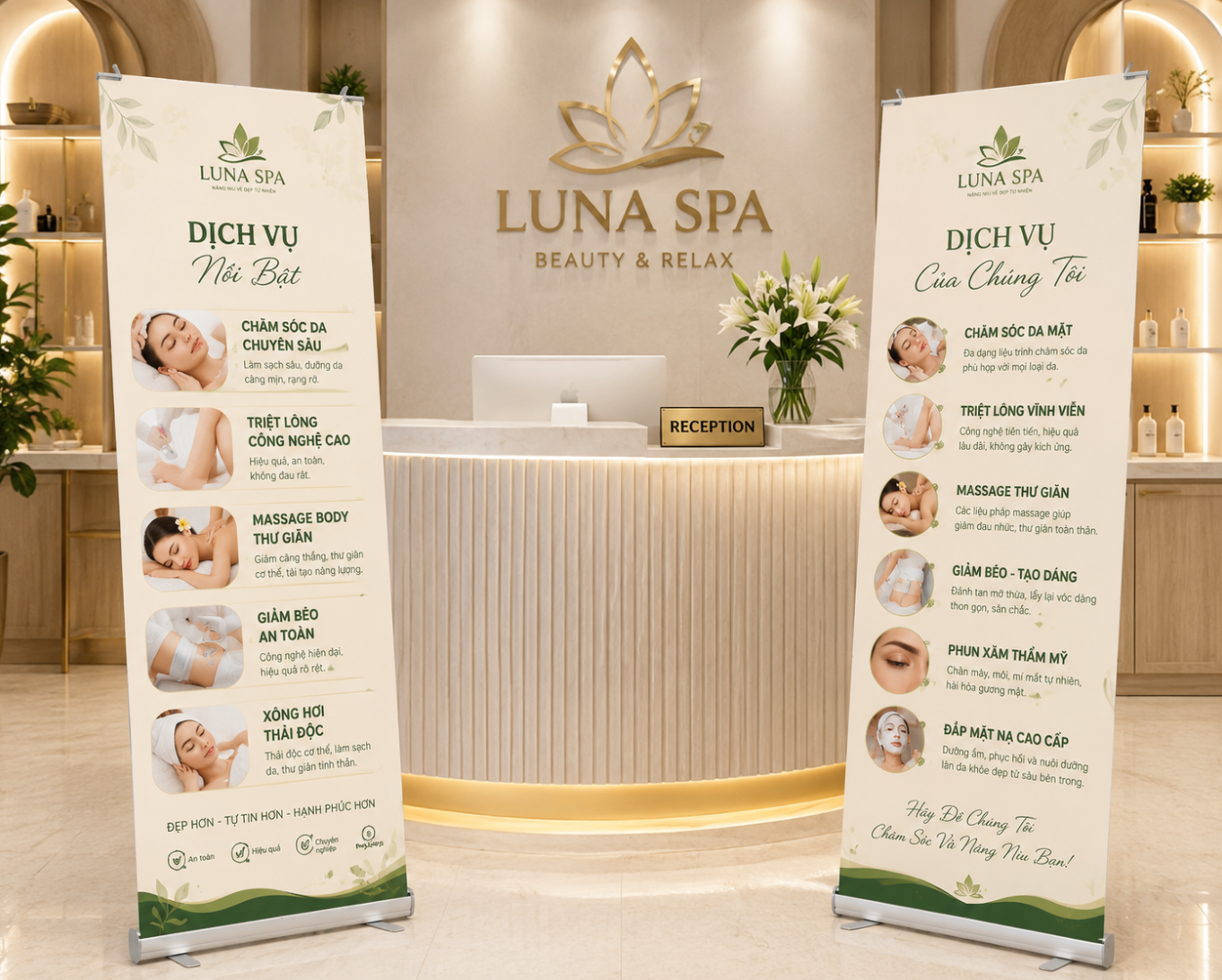 Standee Spa Cần Nội Dung Gì? – Thiết Kế Chuẩn, Đẹp Ngay