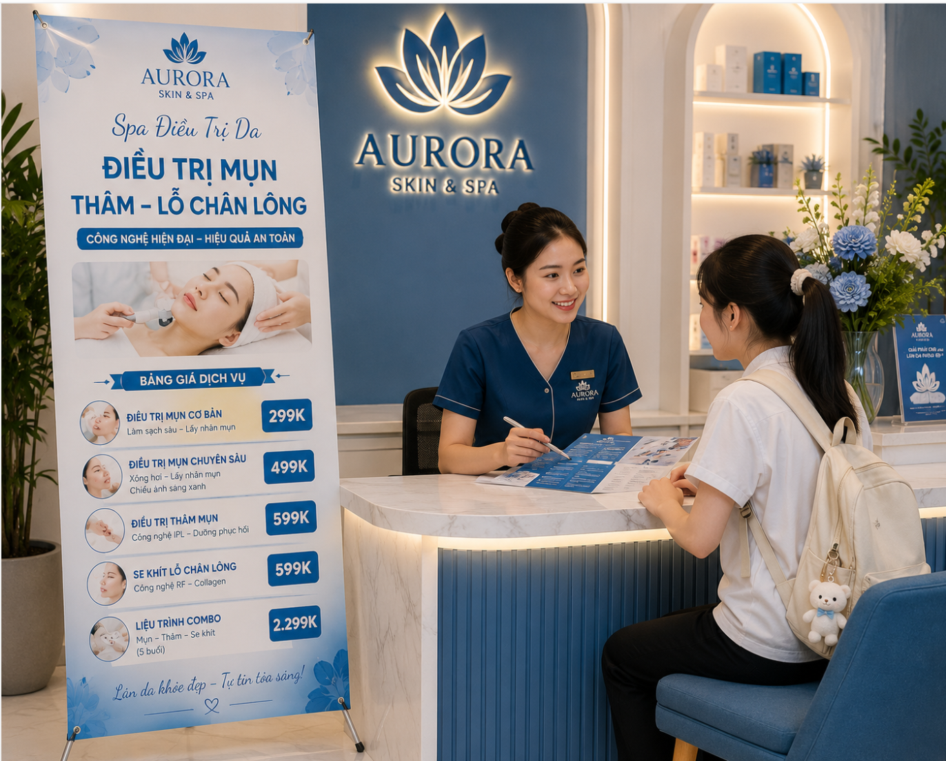 Standee Spa Cần Nội Dung Gì? – Thiết Kế Chuẩn, Đẹp Ngay