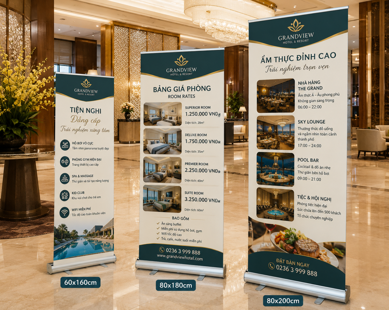 Top 20 Mẫu Standee Cuốn Nhôm Đẹp Cho Spa, Showroom 2026 - tổng quan